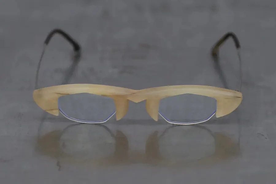 Rigards Amber Frame Clear Glasses RG0125 - Image 2