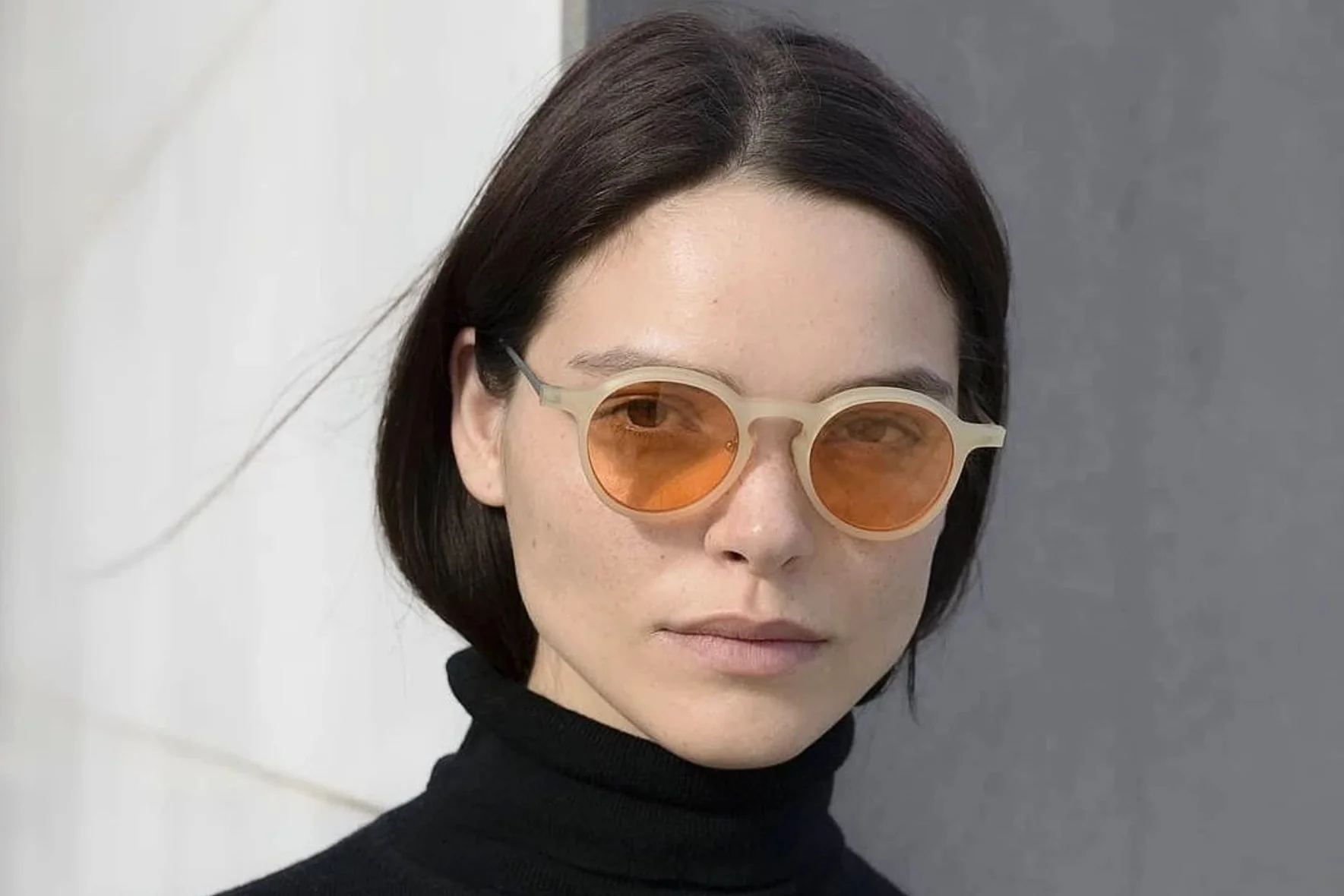 RIGARDS natural buffalo horn wire-cut high-level handmade glasses RG0108 amber yellow film - Image 7