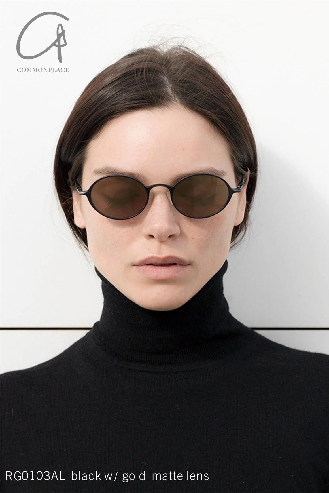 Rigards oval aluminum-magnesium alloy frame glasses RG0103AL series collection RG-RG0103AL-HKSH black frame dark gray lenses - Image 7