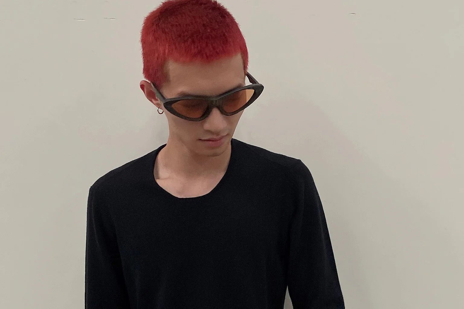 Rigards Black Red Lens Glasses RG0059 - Image 5