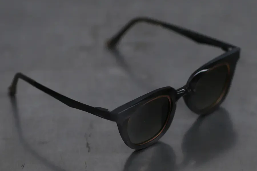 Rigards black textured green lens glasses RG1007 - Image 3