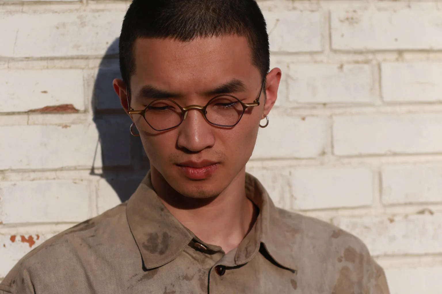 Rigards RG1924TI series detachable, highly hand-finished titanium eyeglasses, RG-RG1924TI-QTMK (bronze + dark frame with clear dark gray lenses). - Image 10