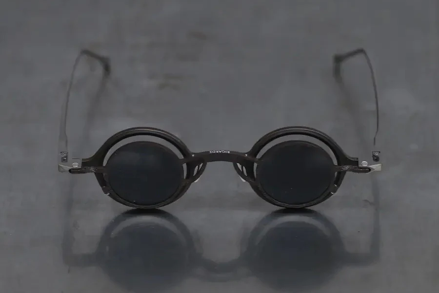 Rigards Brown Frame Transparent + Dark Gray Lens Glasses RG1911TI (RG1911) - Image 3