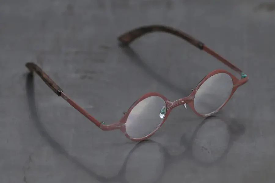 Rigards*DETAJ Rust Red Clear Glasses RG0825DT - Image 3