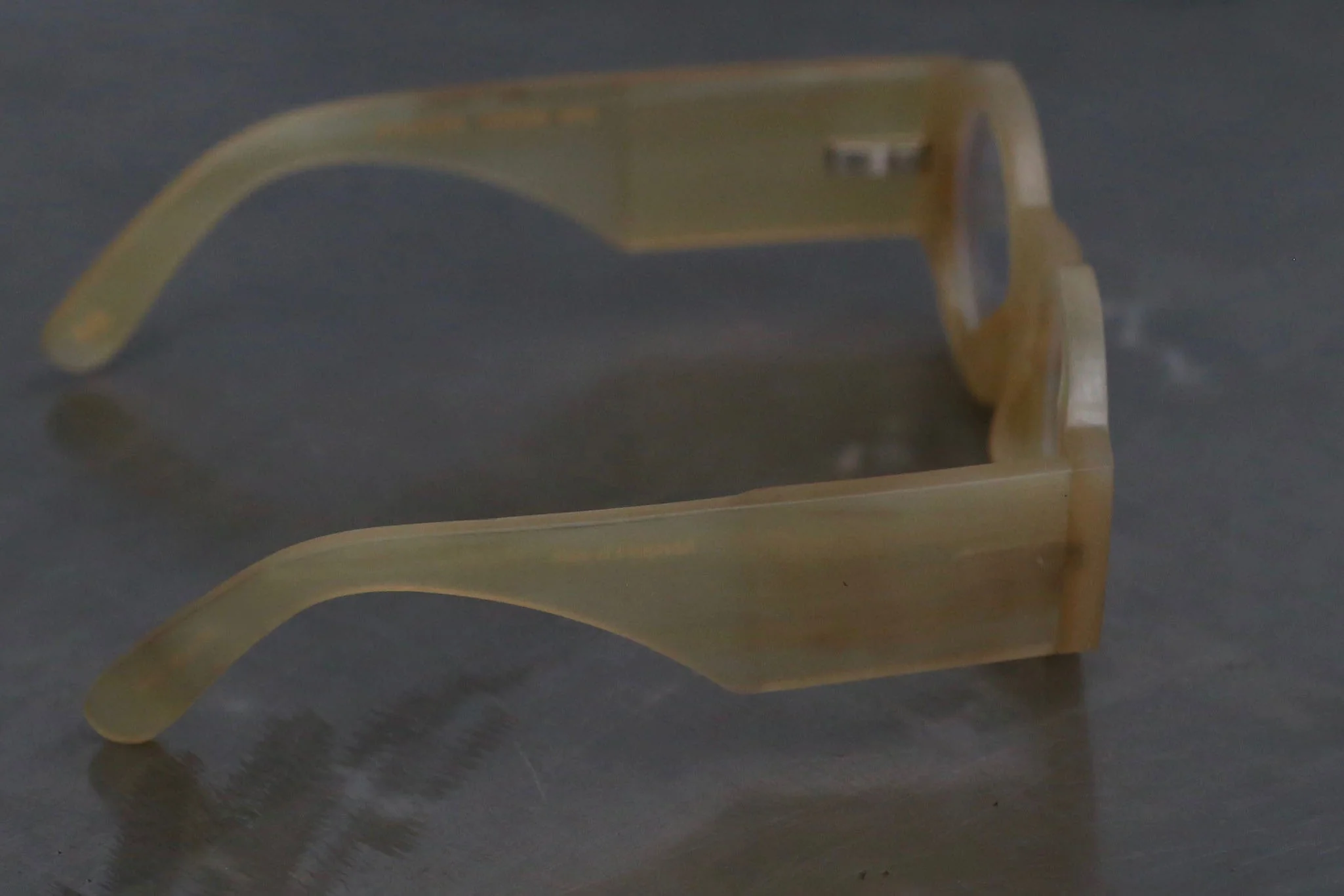 Rigards Natural Buffalo Horn Wire Cut Handmade Glasses RG0029 Series RG-RG0029-HUPO Amber - Image 4