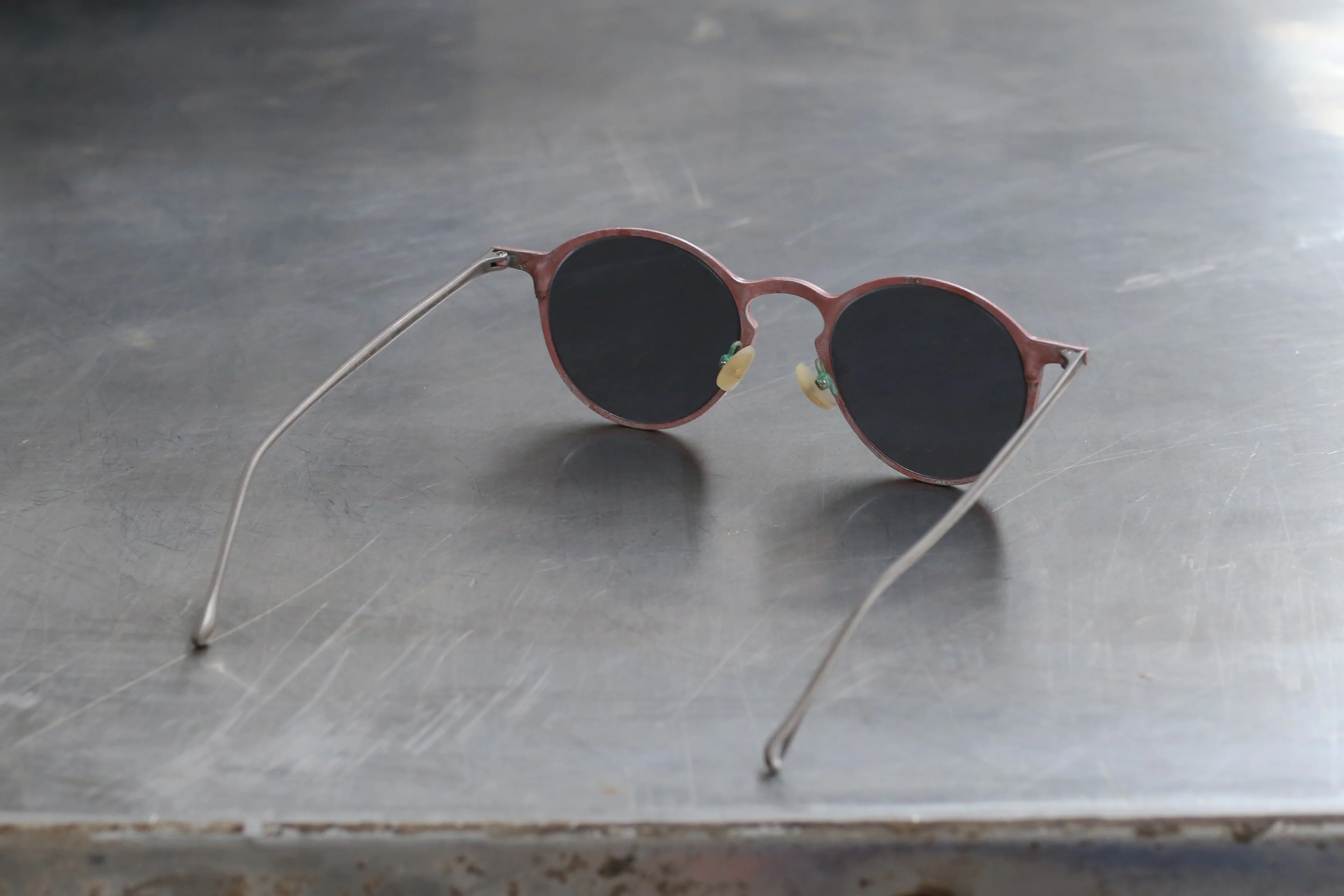Rigards rust red frame green lens glasses RG0108CU - Image 2
