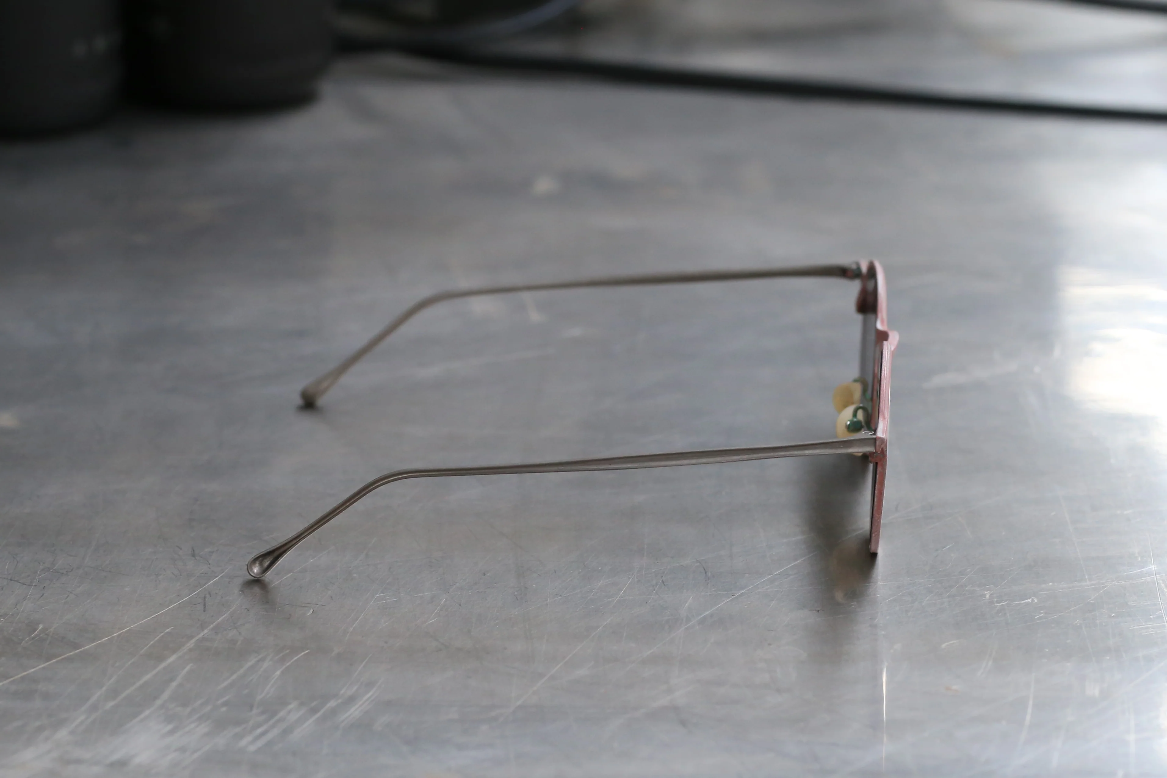 Rigards rust red frame green lens glasses RG0108CU - Image 5
