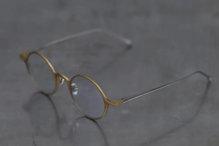 Rigards Gold Frame Clear Glasses RG0111CU - Image 3