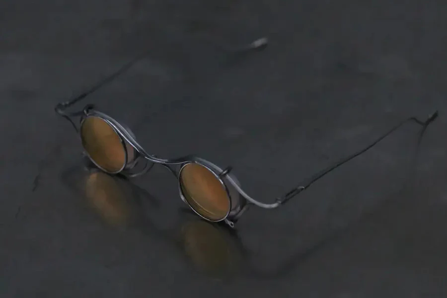 Rigards X TVA Joint RG2003TVA Stainless Steel + β Titanium Alloy Sunglasses Series RG-RG2003TVA-HYKHP Gray Silver Frame Yellow Lenses - Image 4