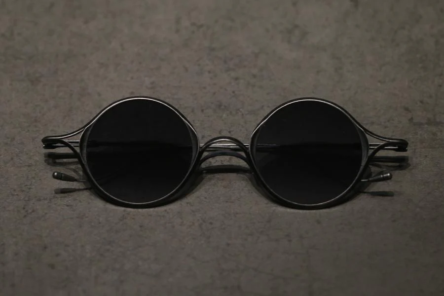 RIGARDS titanium round frame handmade glasses RG1021TI(A) gray matte - Image 2