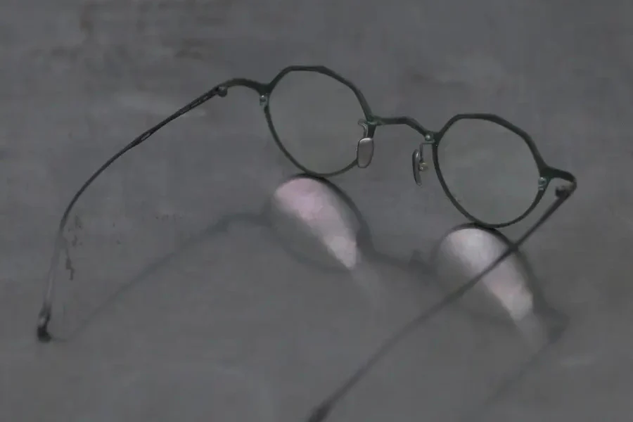 Rigards RG1019CU series collection, copper and titanium, high-quality handmade glasses, jade frame, transparent - Image 4