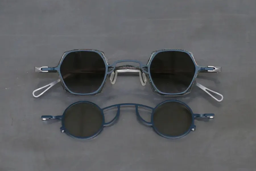 Rigards jade+ink color frame transparent glasses RG1921TI - Image 2
