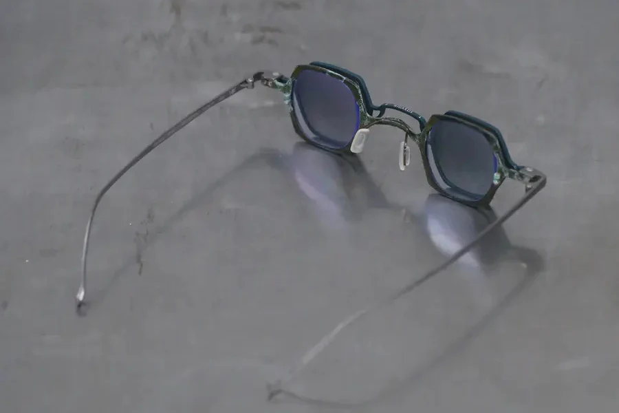 Rigards jade+ink color frame transparent glasses RG1921TI - Image 4