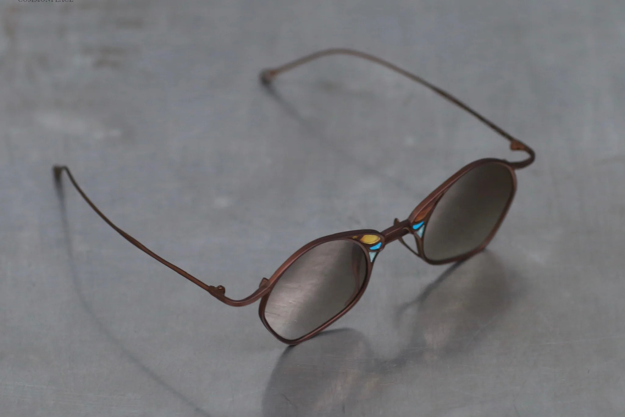 Rigards Titanium Hand Polished Eyeglasses RG-RG1032TI-QTKQTP RG1032TI Bronze Frame Bronze - Image 3