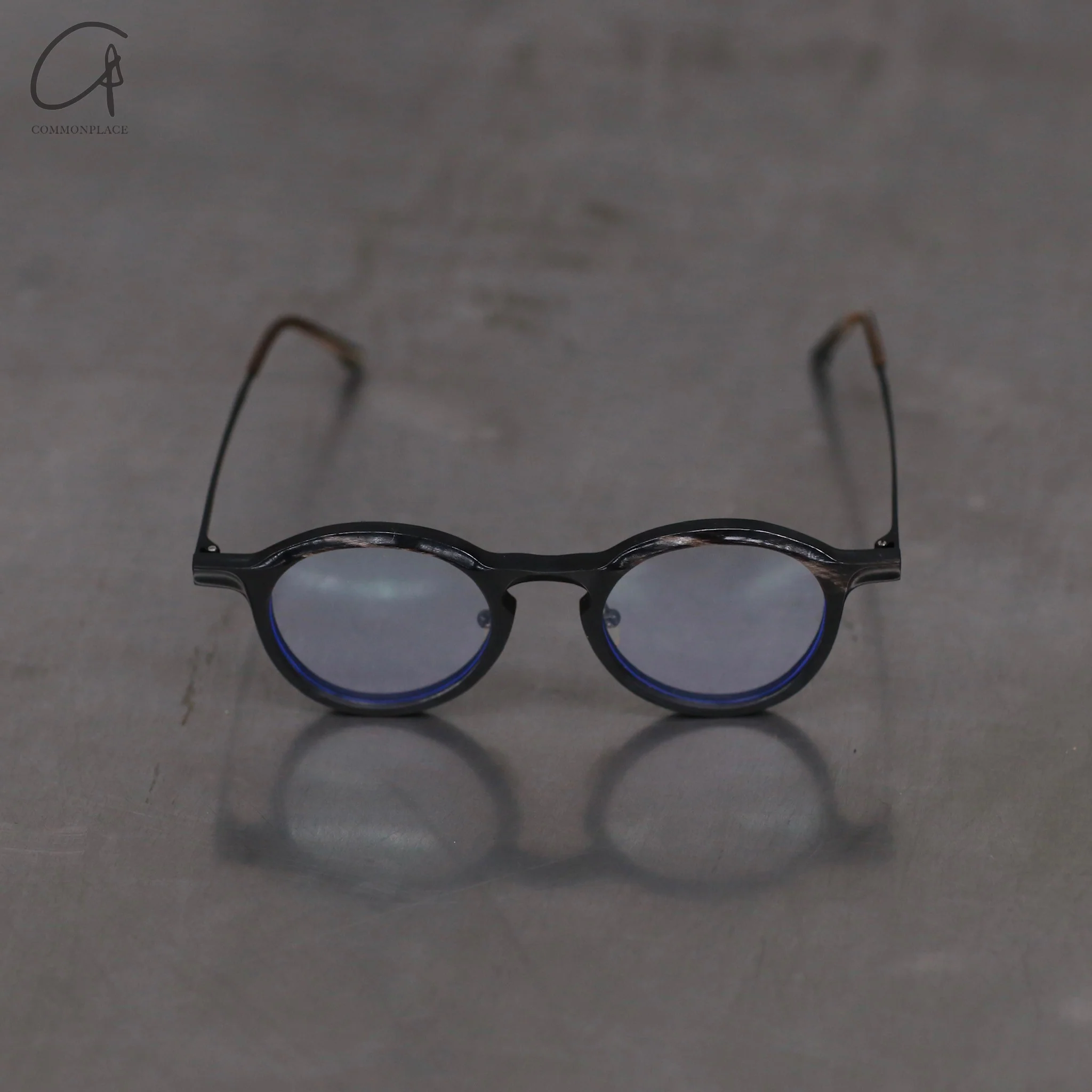 RIGARDS natural buffalo horn wire cutting high degree handmade glasses RG0108 series RG-RG0108-SJHBTM random black and white transparent film - Image 2