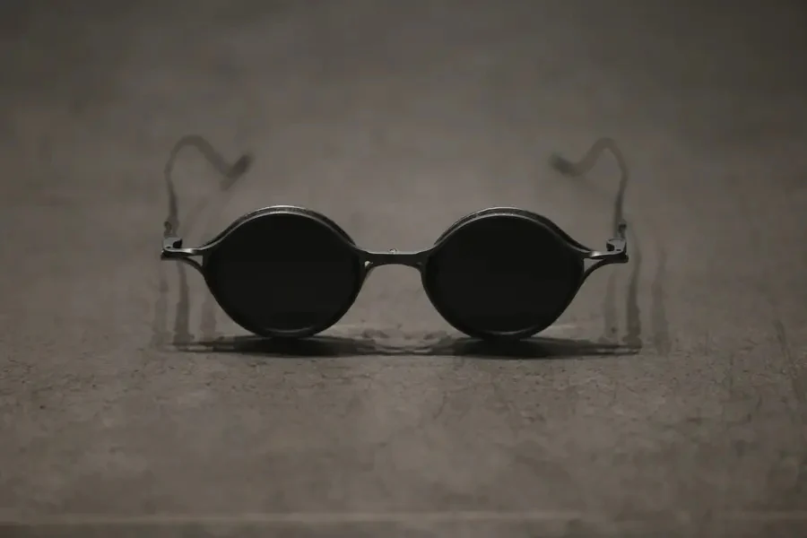 Rigards X The Viridi-Anne Collaboration Detachable Sunglasses RG1022TVA RG-RG1022TVA-FGHH Retro Black + Gray - Image 2