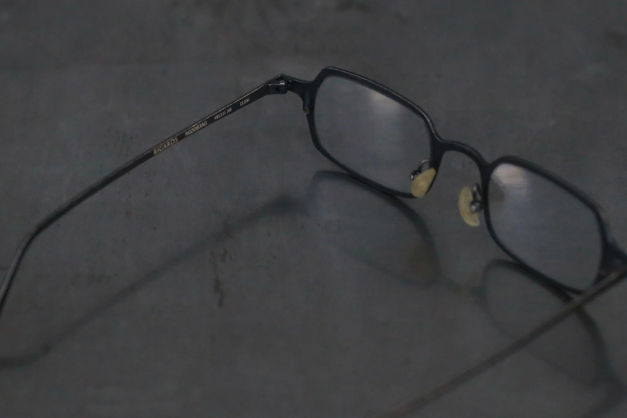 Rigards RG0083AG 925 silver hand work glasses RG-RG0083AG-FGHTM retro black frame transparent lens - Image 4