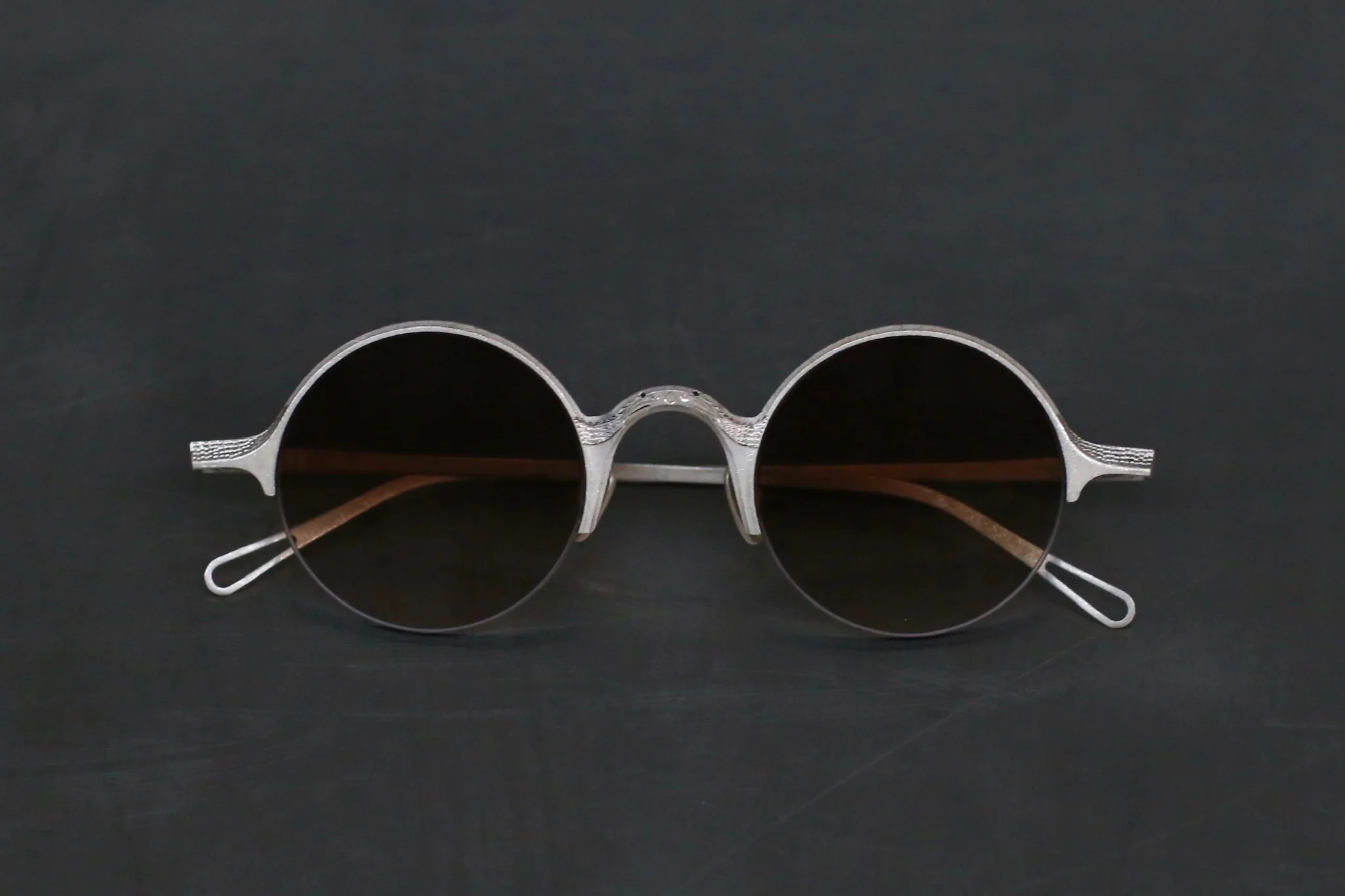 Rigards RG0091AG Sterling Silver Collection Highly Hand-beaten Glasses RG-RG0091AG 24SE DRAGON-CYWLQT Sterling Silver Textured Bronze Plate