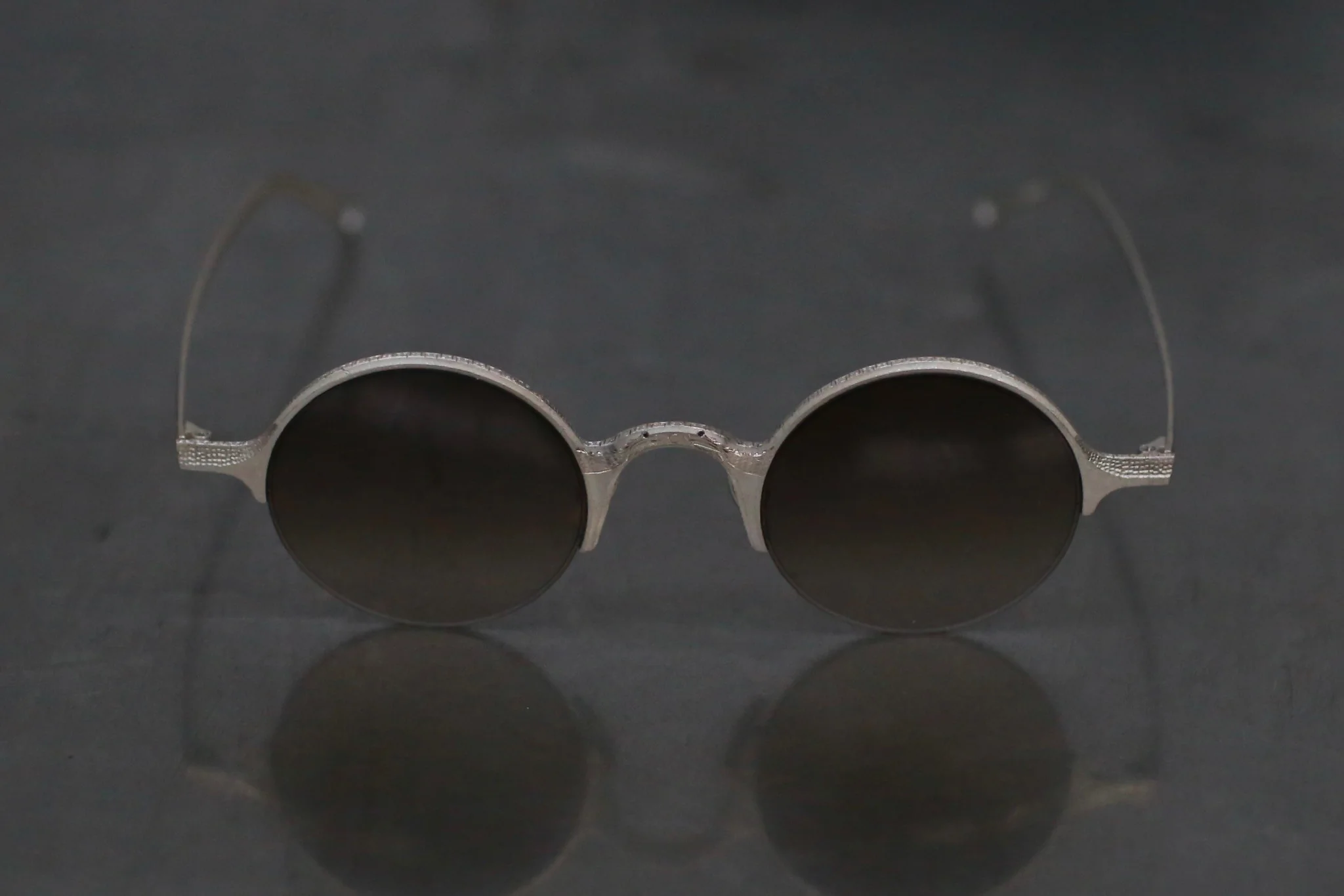 Rigards RG0091AG Sterling Silver Collection Highly Hand-beaten Glasses RG-RG0091AG 24SE DRAGON-CYWLQT Sterling Silver Textured Bronze Plate - Image 2