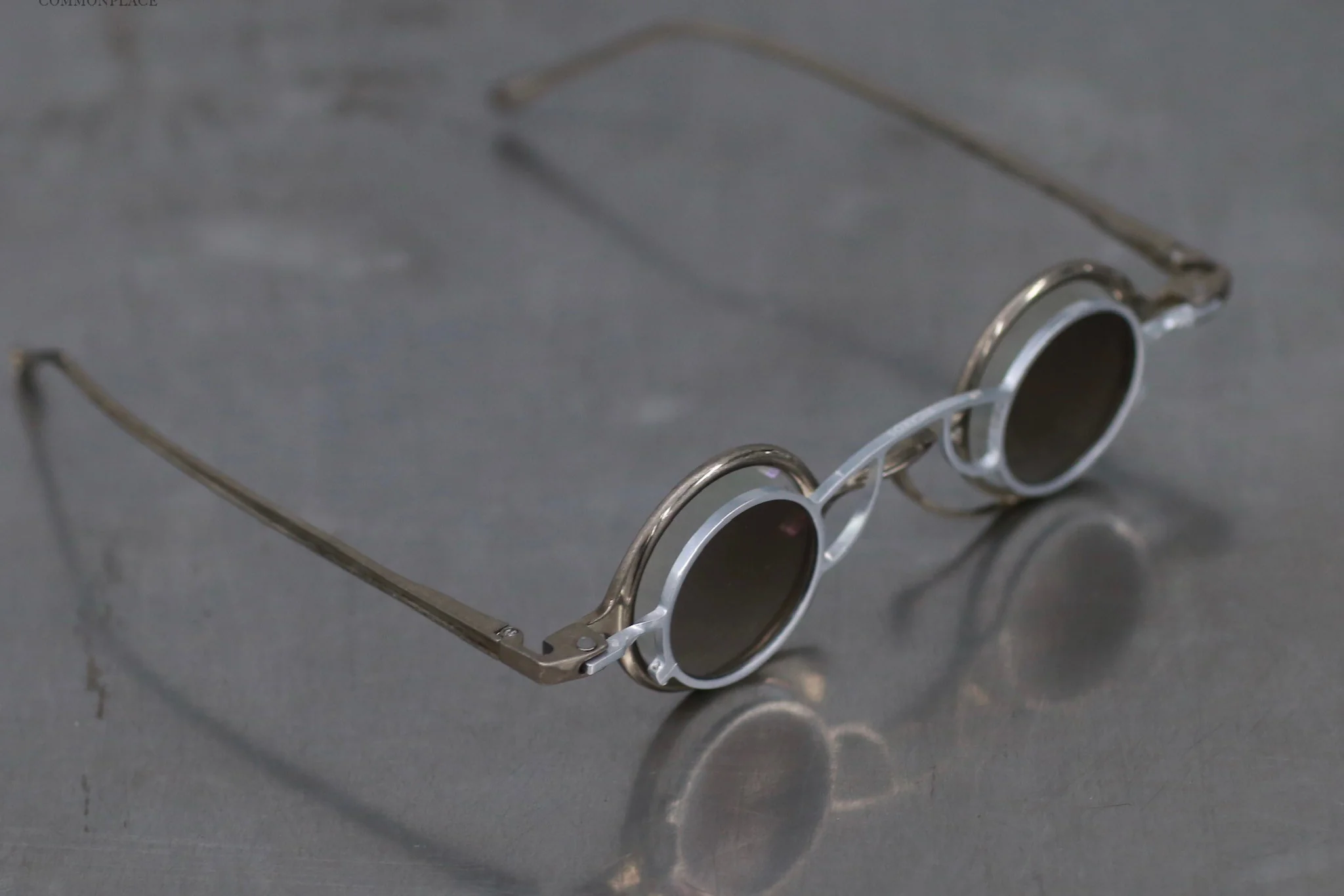 Rigards RG0105TI Series Collection Titanium Freely Removable Double-layer Glasses RG-RG0105TI-GDJY Antique Gold + Silver / Clear + Bronze Lenses - Image 4