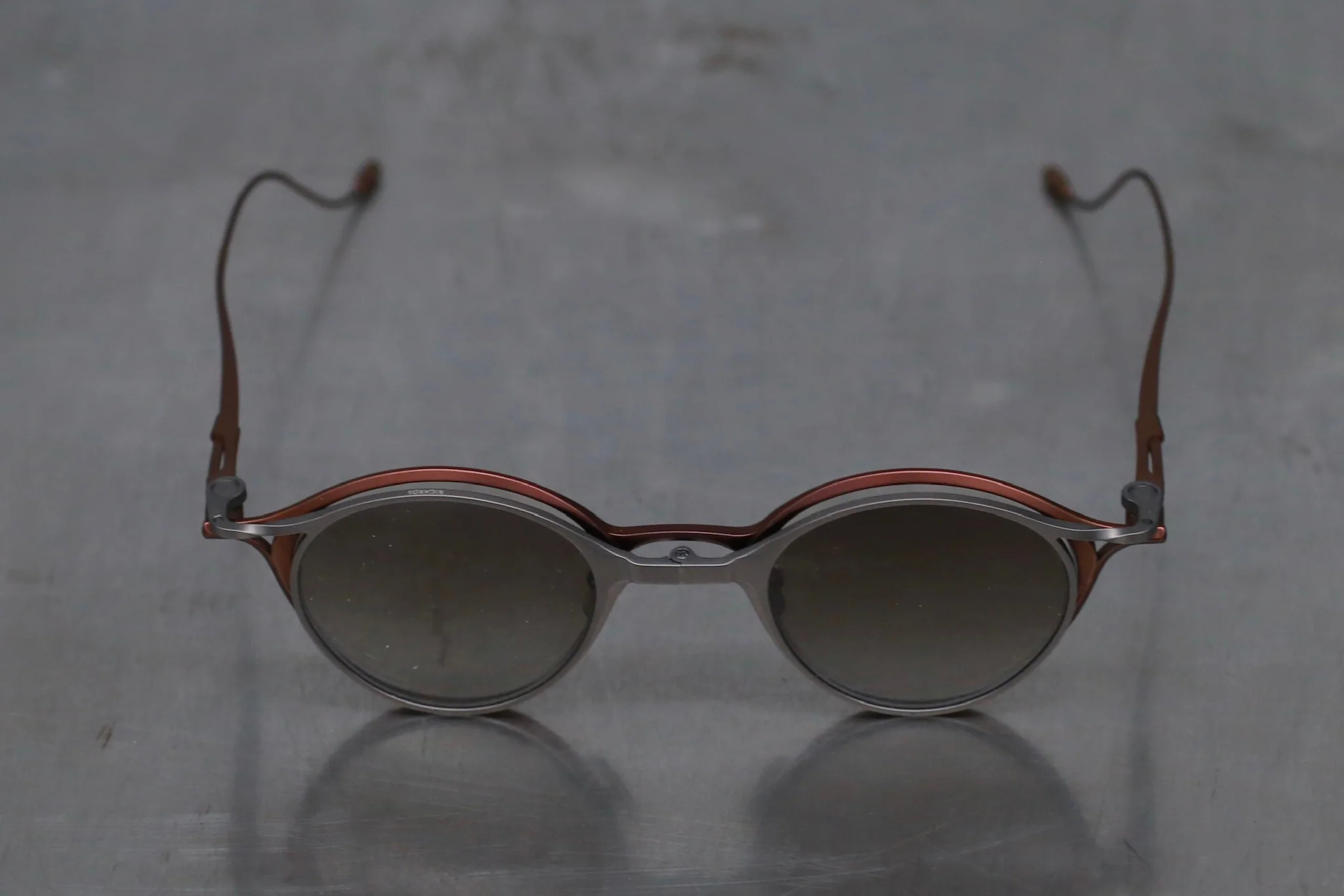 Rigards RG1038 series collection detachable double-layer plain sunglasses RG-RG1038TI-GQTHTMQT antique bronze gray frame transparent bronze lens - Image 3