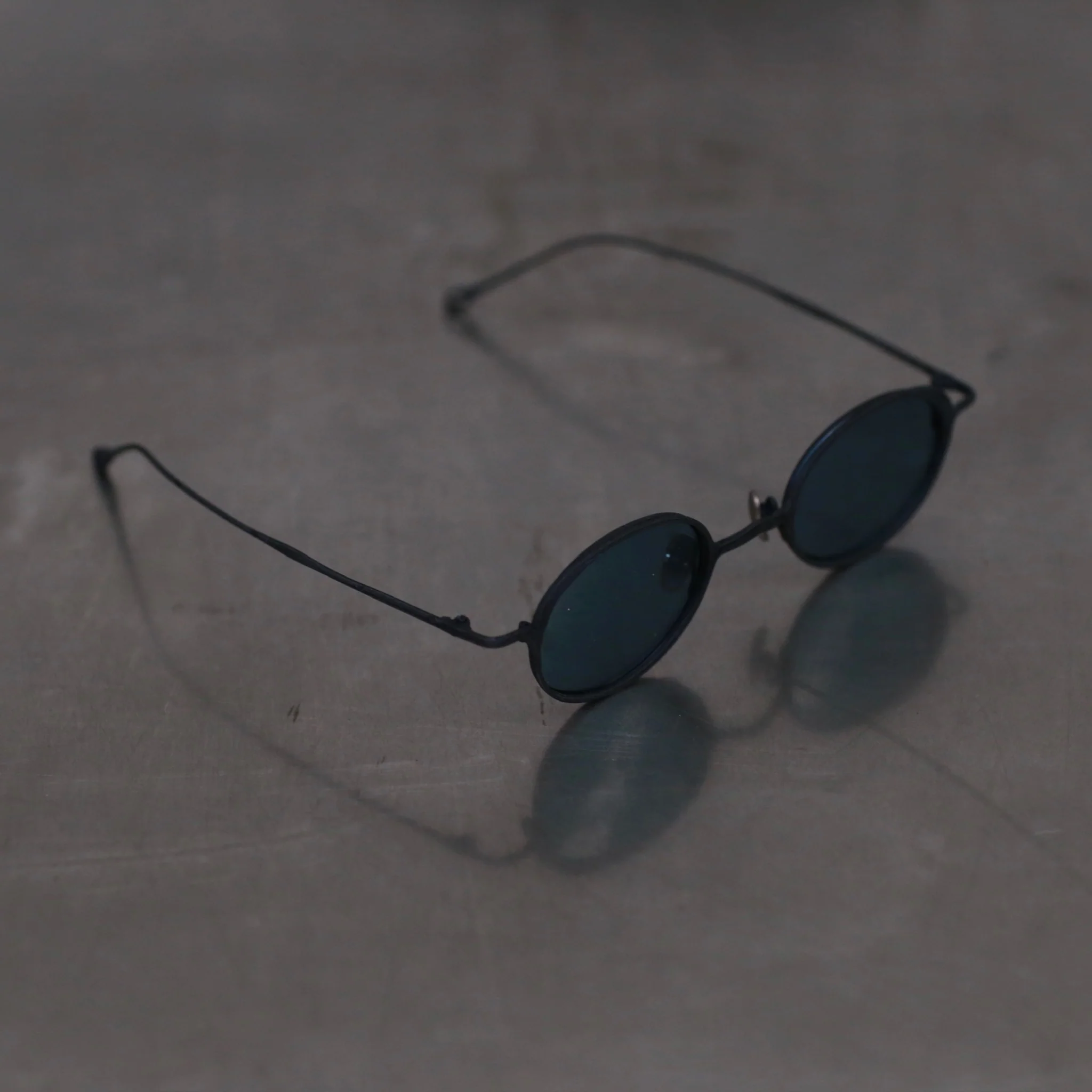 Rigards RG1076TI Series Oval Frame Sunglasses RG-RG1076TI-AYHL Midnight Black Blue Lenses - Image 3
