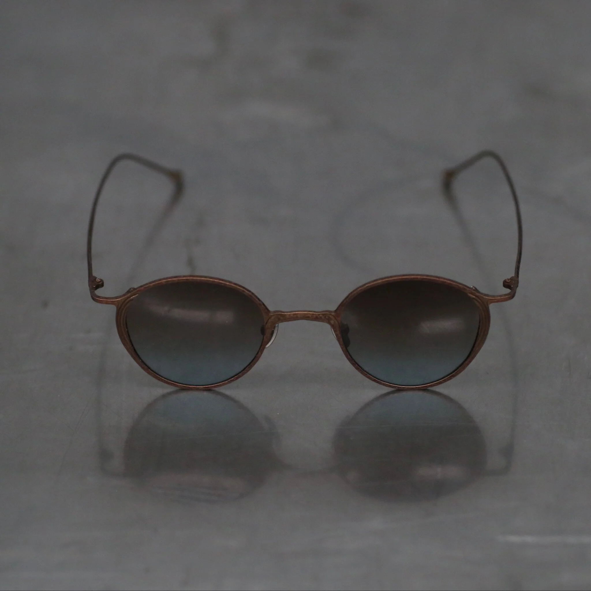 Rigards RG1091TI Series Titanium Sunglasses RG-RG1091TI-ZQTQTL (DIRTY BRONZE BRONZE BLUE LENS) - Image 2