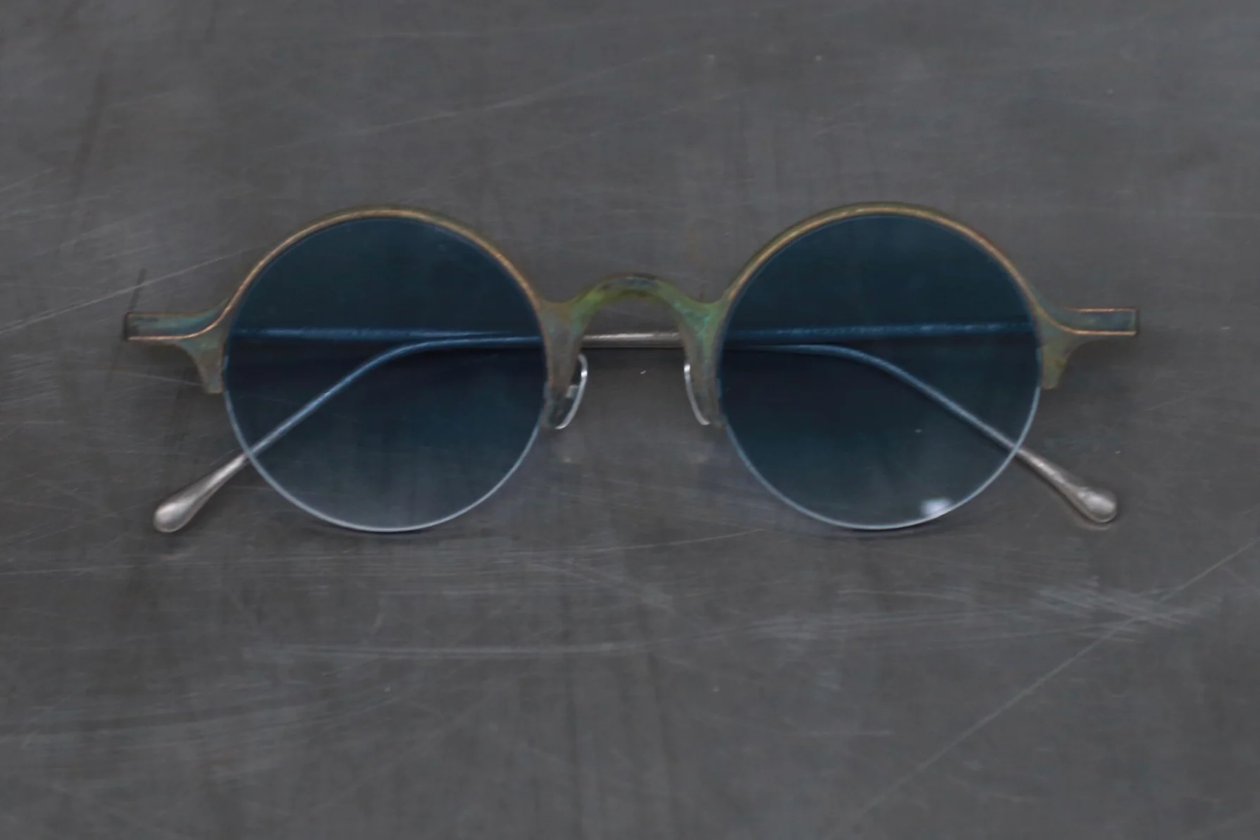 Rigards RG1093TI series titanium alloy sunglasses titanium alloy frame salmon fillet Rigards copper titanium handmade round frame glasses RG0131CU series jade/blue flakes