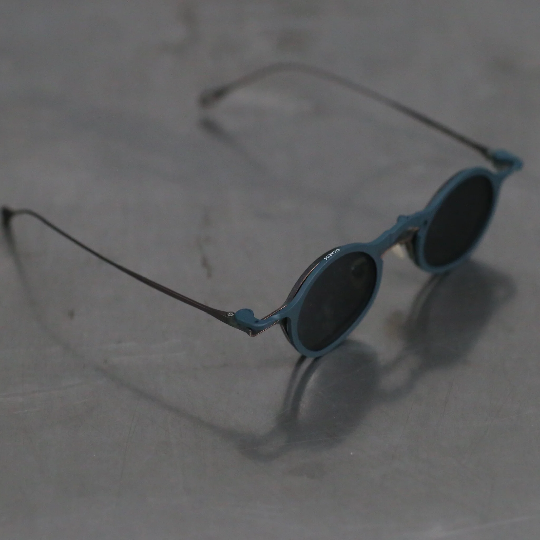 Rigards RG1924TI series of detachable, highly hand-polished titanium eyeglasses, RG-RG1924TI-FCMTMSH (JADE+INK CLEAR+D.GRAY LENS) - Image 4