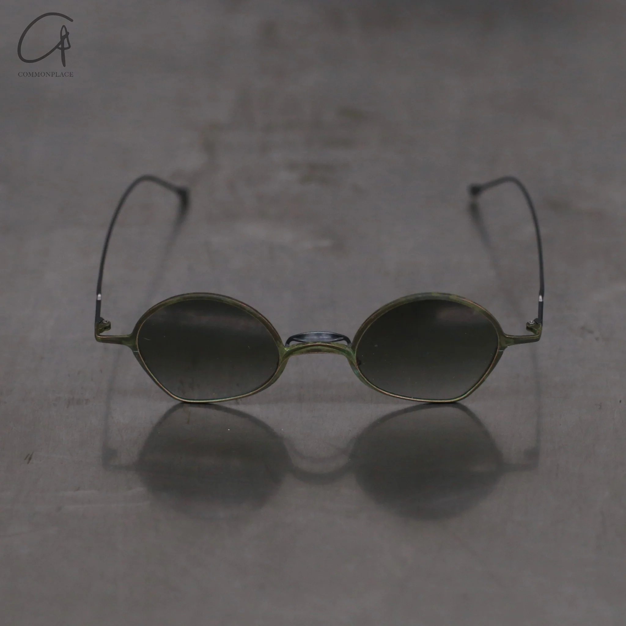 Rigards RG1991OBJ series special frame sunglasses RG-RG1991OBJ-YSJBL jade frame gradient green - Image 2