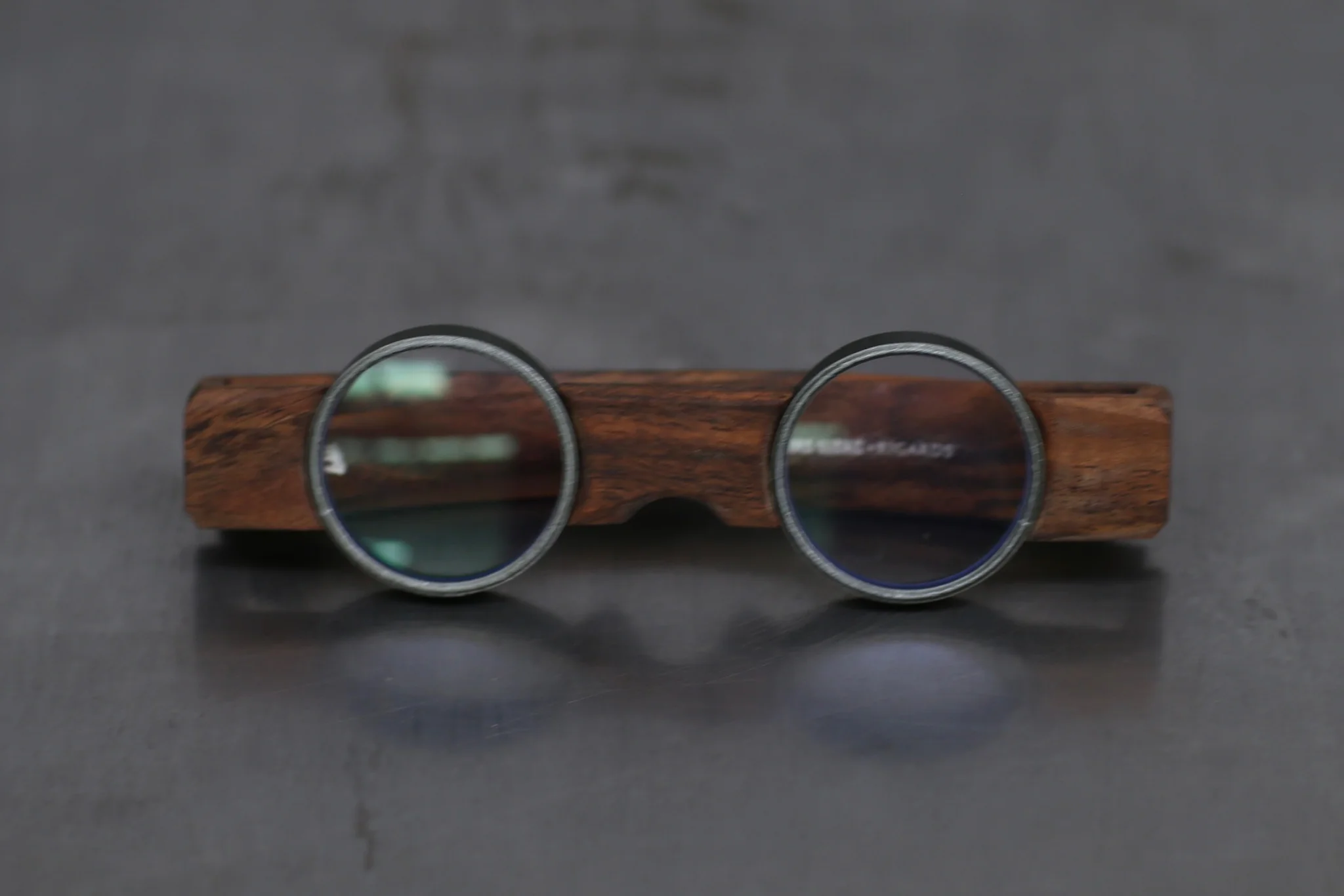 Rigards X UMA WANG Joint Work Wood Frame Glasses RG00UW2 Series Collection RG-RG00UW2-GLTM bocote olive transparent lens