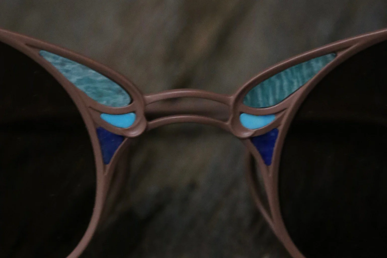 Rigards Titanium Hand Polished Eyeglasses RG-RG1032TI-XKQTP RG1032TI Rust Frame Bronze Sheet - Image 8