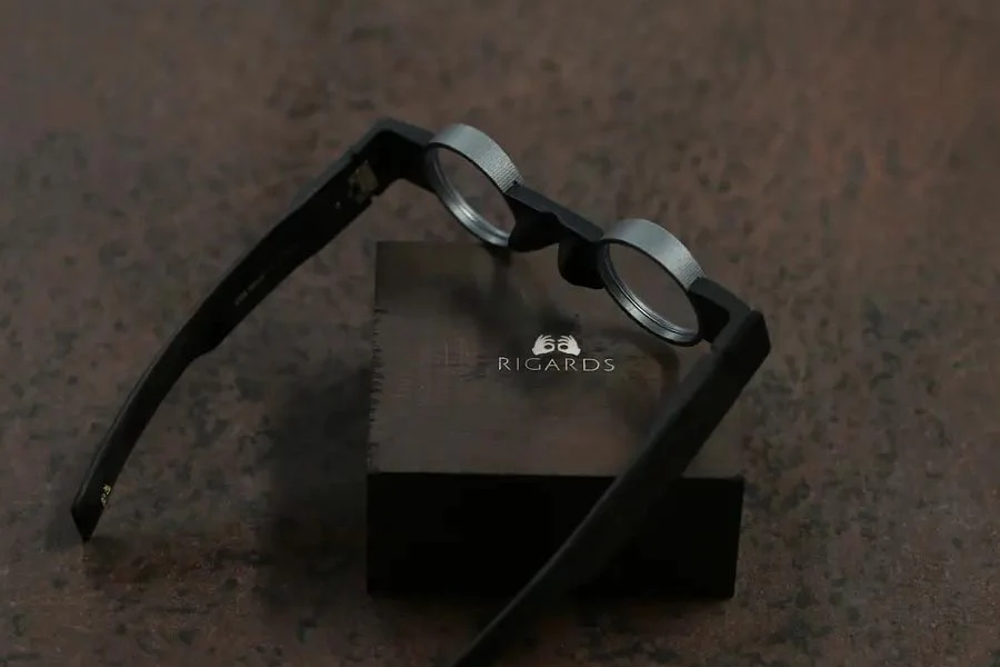 Rigards sequins transparent glasses RG0UW0002 black wood ash RG00UW2 - Image 4