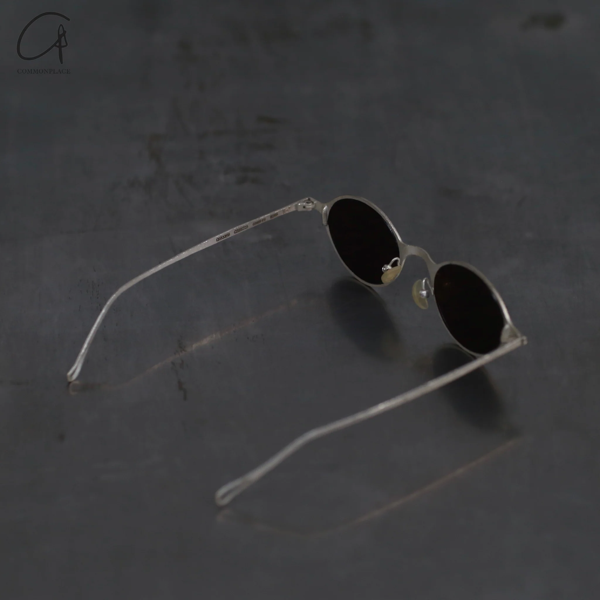 Rigards Sterling Silver Handcrafted Oval Eyeglasses RG-RG-RG1039AG-CYSH-F Sterling Silver Frame Dark Gray - Image 4