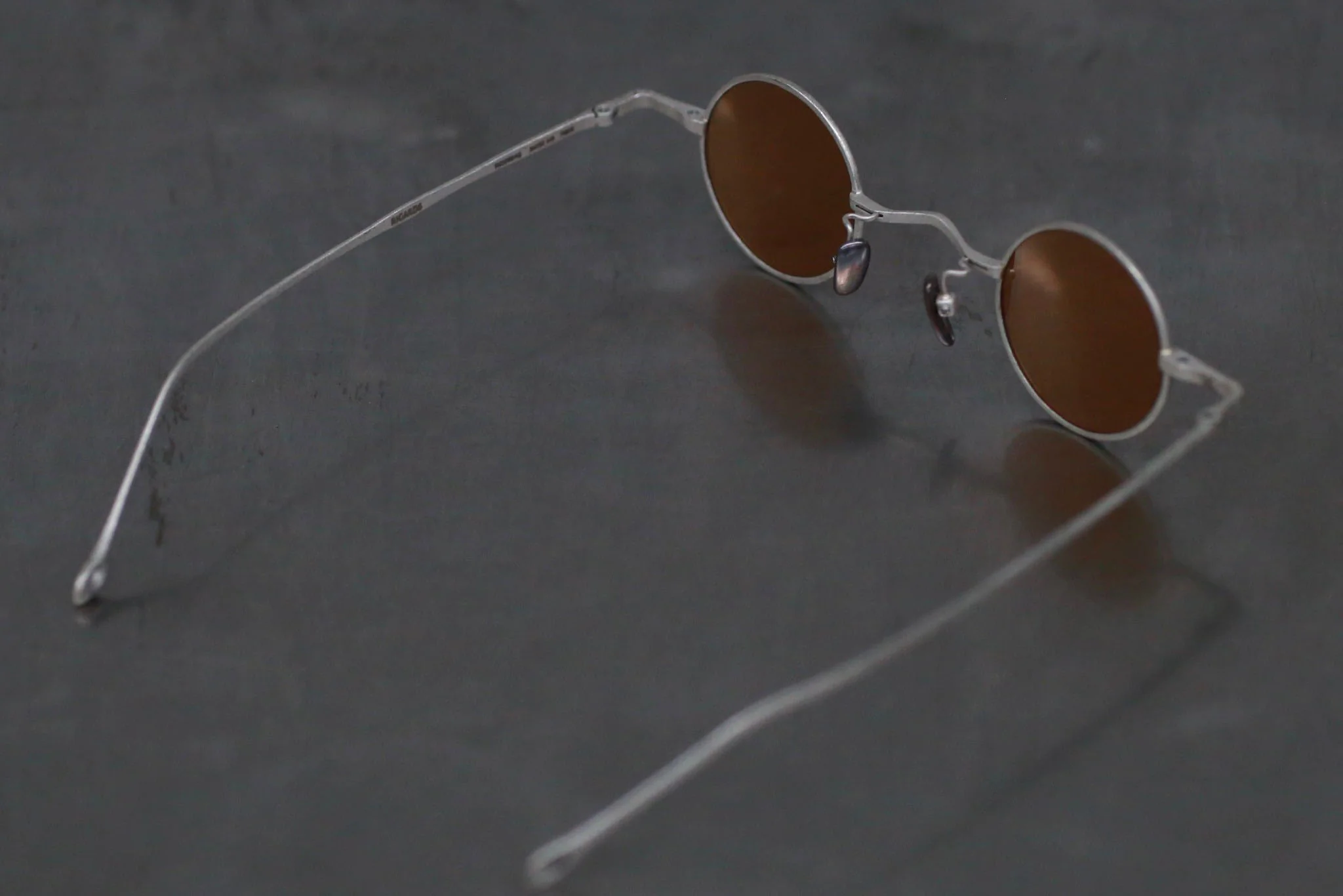 Rigards sterling silver high degree handmade glasses ultra-thin frame delicate work RG1098AG series collection RG-RG1098AG-LYH bright silver yellow lens - Image 4