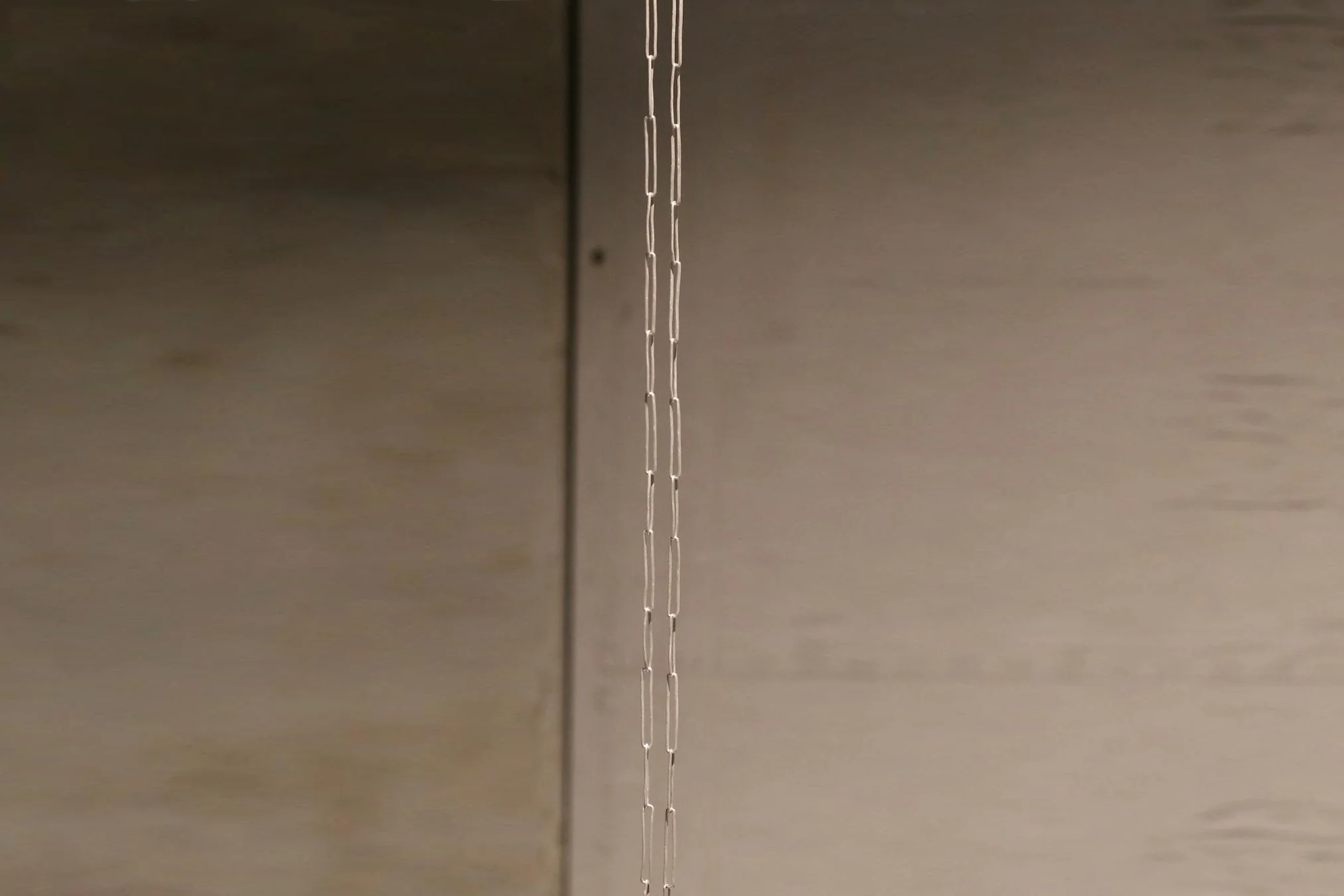 Rigards Hand-hammered Copper and Silver Eyeglass Chain AT003 Series Collection RG-AT003AG-CYYG Sterling Silver Matte (Silver) - Image 2