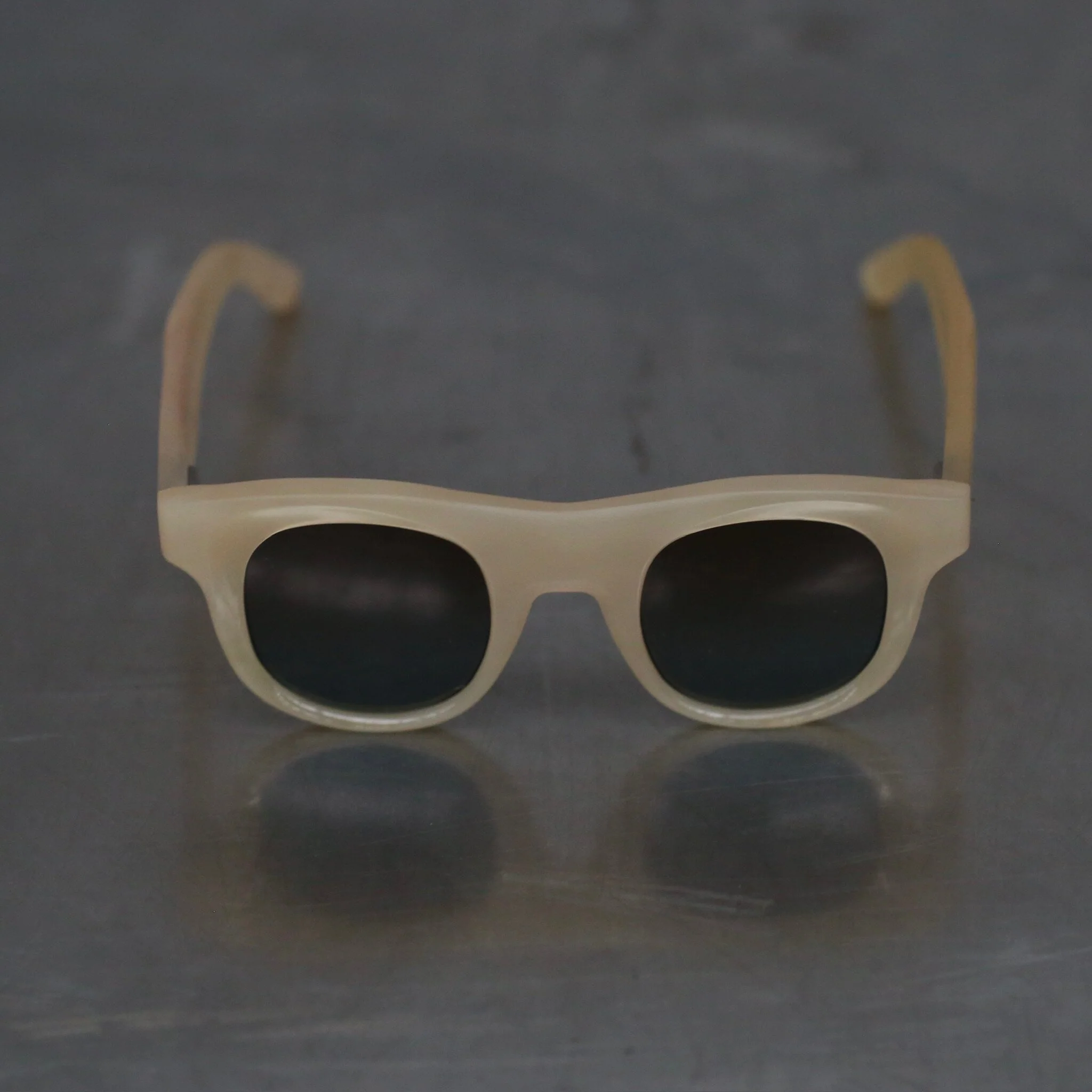 RIGARDS*UMA WANG Collaboration RG00UW20 'SAMMY' Series Buffalo Horn Sunglasses RG-RG00UW20 'SAMMY'-HPKQTLP (AMBER BRONZE BLUE LENS) - Image 2
