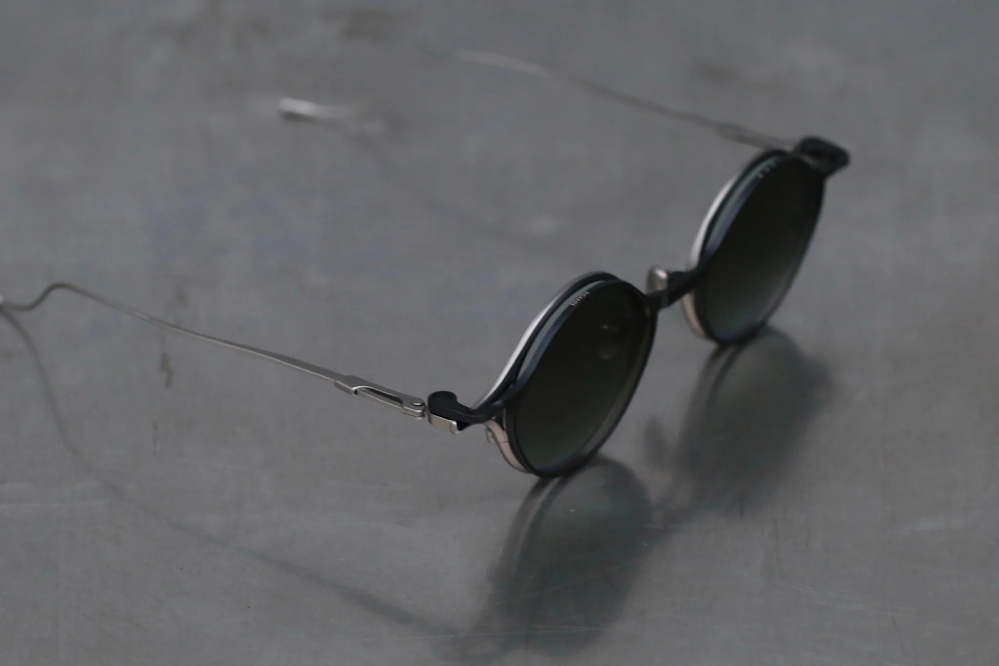 Rigards X The Viridi-Anne collaboration detachable sunglasses RG1022TVA RG-RG1022TVA-THTML titanium black frame transparent green lenses - Image 4