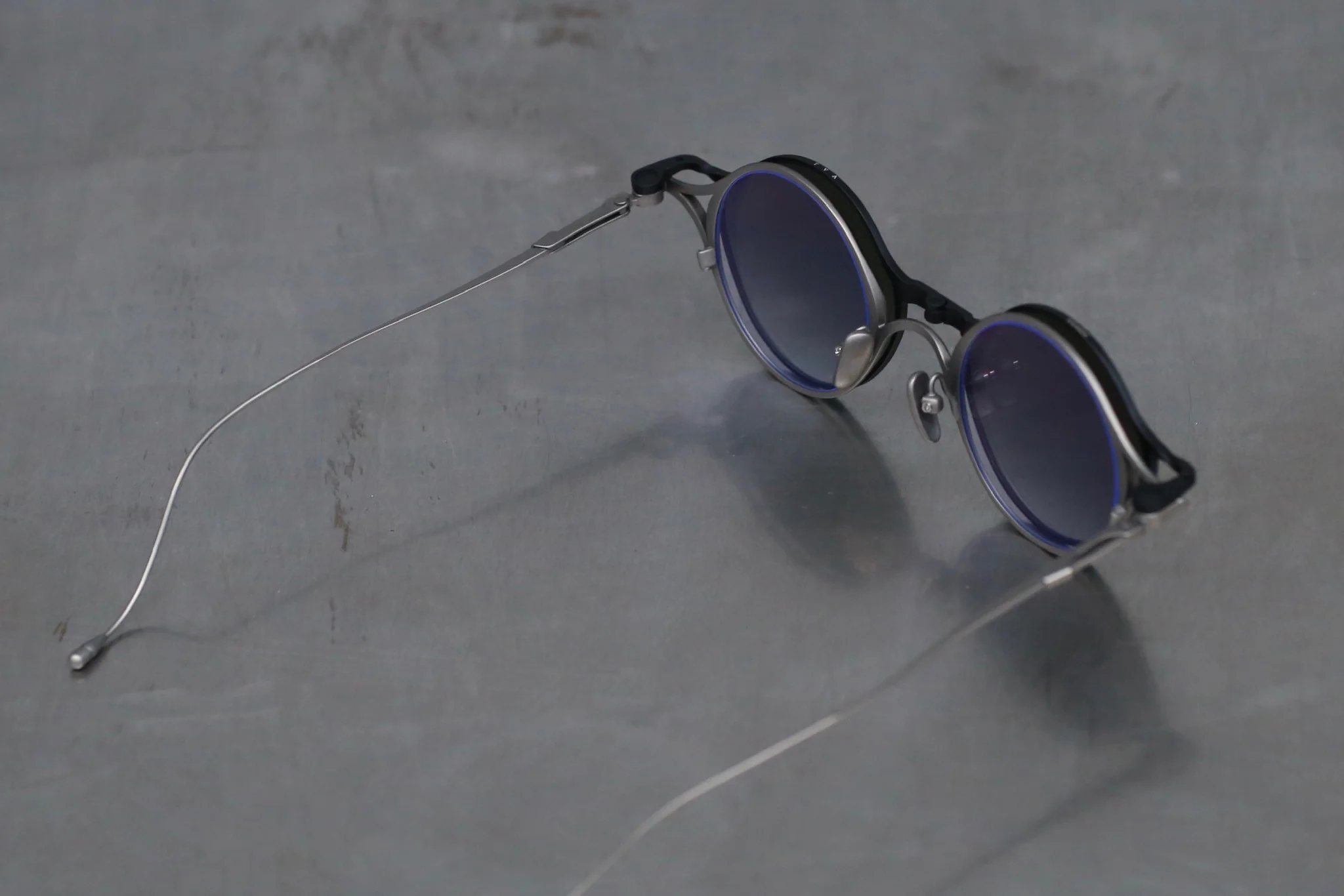 Rigards X The Viridi-Anne collaboration detachable sunglasses RG1022TVA RG-RG1022TVA-THTML titanium black frame transparent green lenses - Image 5