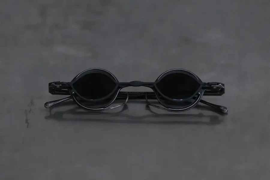 RIGARDS x Transparent Edition Mad Scientist Multi-clip Limited Edition Glasses RG0105TI RG-RG0105TI-HEI Black - Image 2