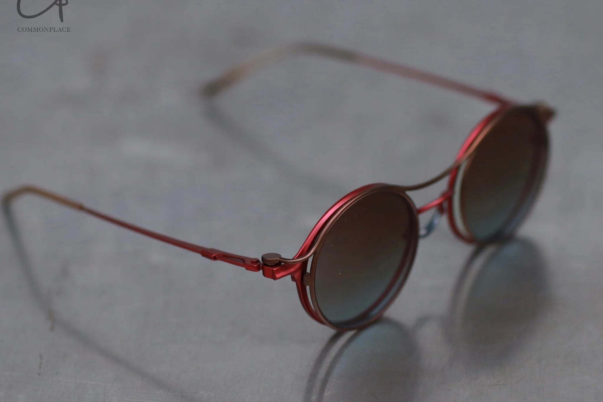 Rigards X TVA Joint RG2000TVA Stainless Steel + Pure Titanium Alloy 925 Silver Sunglasses Series RG-RG2000TVA(A)-HQTLP-F Red + Bronze Frame Transparent + Bronze Blue Lenses - Image 4