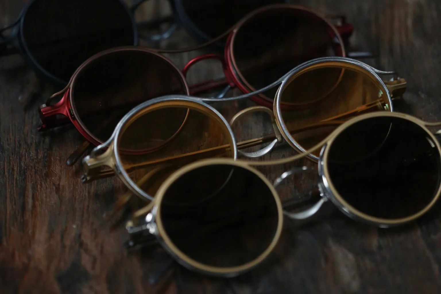 Rigards X TVA Joint RG2000TVA Stainless Steel + Pure Titanium Alloy 925 Silver Sunglasses Series RG-RG2000TVA(A)-HQTLP-F Red + Bronze Frame Transparent + Bronze Blue Lenses - Image 8