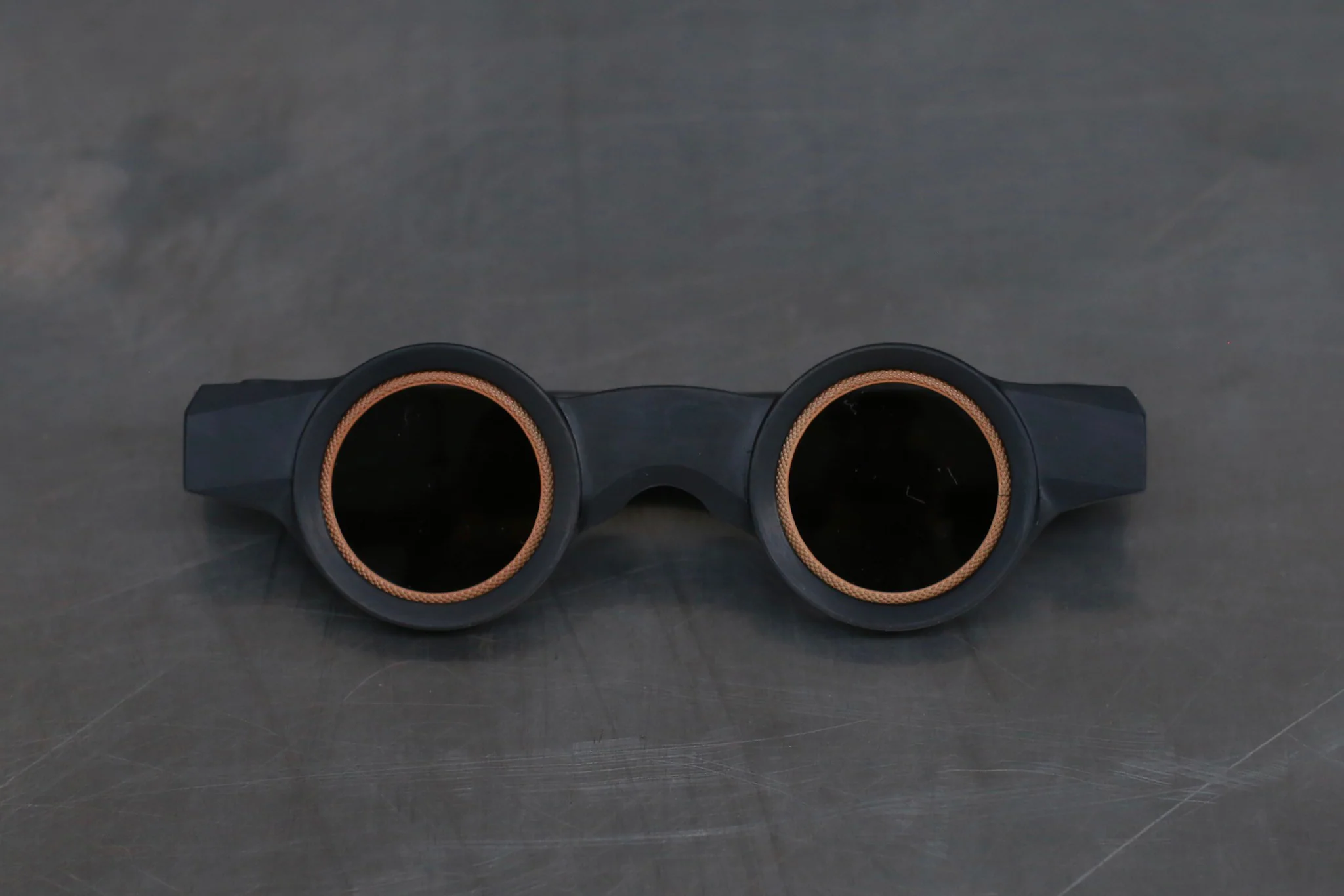 Rigards X ZIGGY CHEN Joint RG1940ZC Series Titanium Natural Texture Sunglasses RG-RG1940ZC-HKSH-F Black Frame Dark Gray