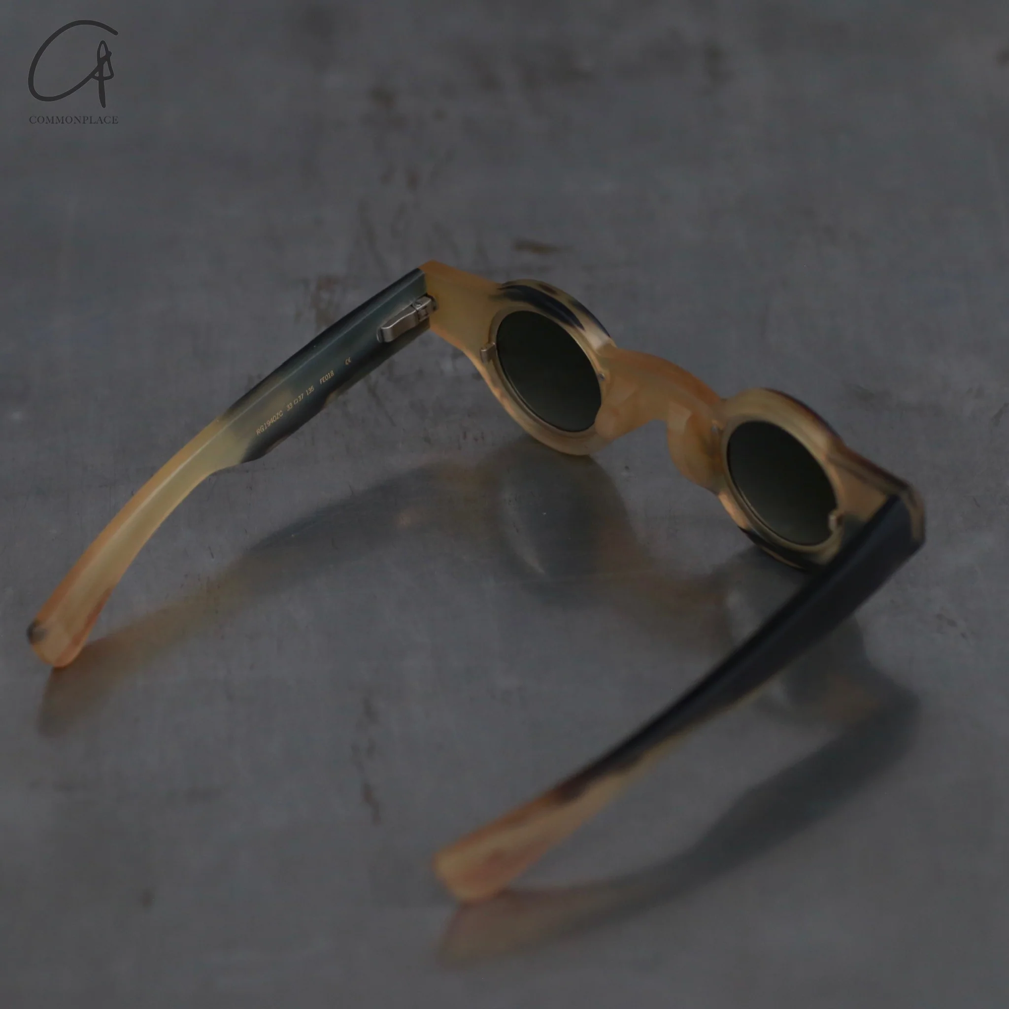 Rigards X ZIGGY CHEN Joint RG1940ZC Series Titanium Natural Texture Sunglasses RG-RG1940ZC-MCLP-F Camouflage Green Lenses - Image 4