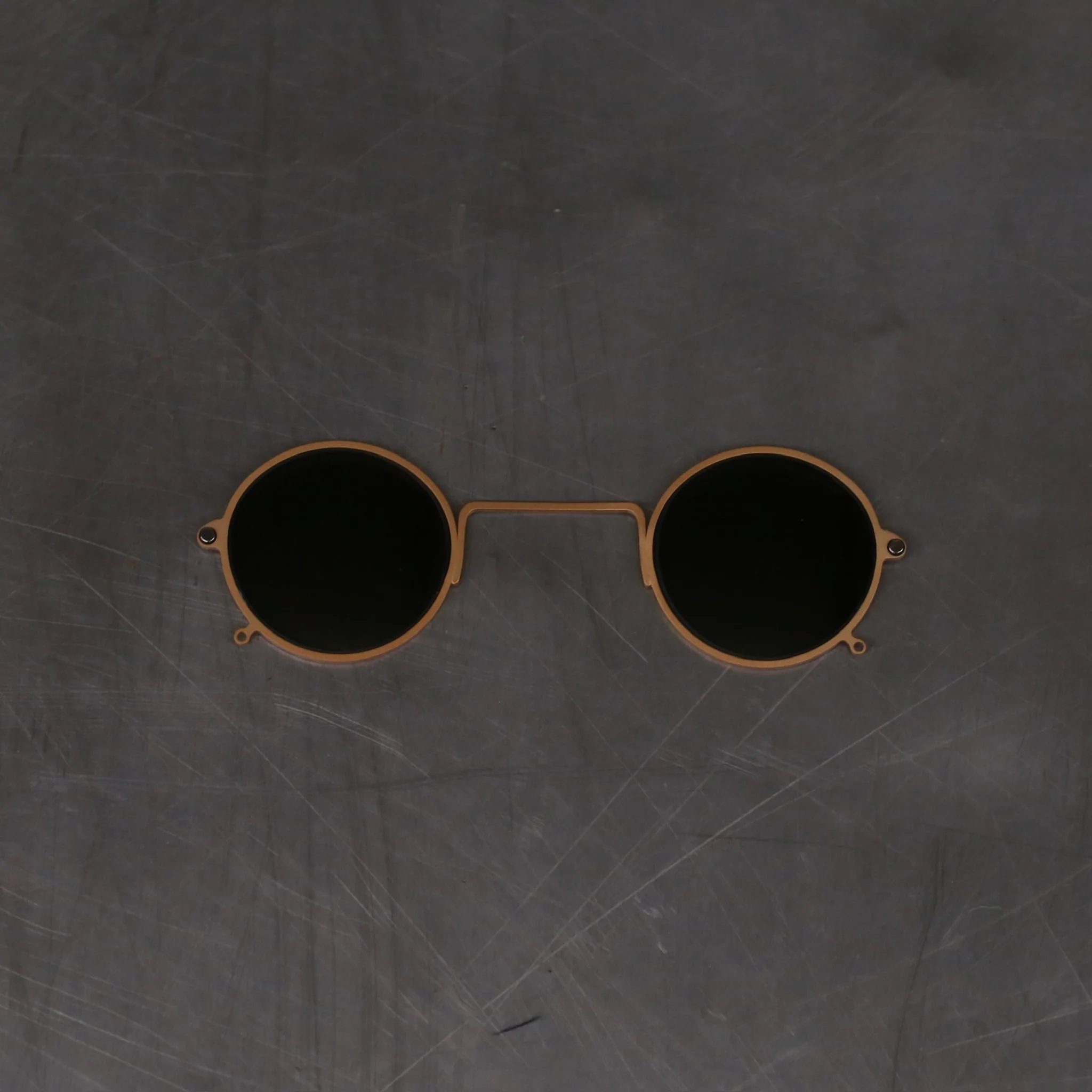 Rigards X ZIGGY CHEN Joint Series RG1008ZC Titanium Double-layer Sunglasses RG-RG1008ZC CLIP-GJLP Antique Gold Green Lens CLIP - Image 2