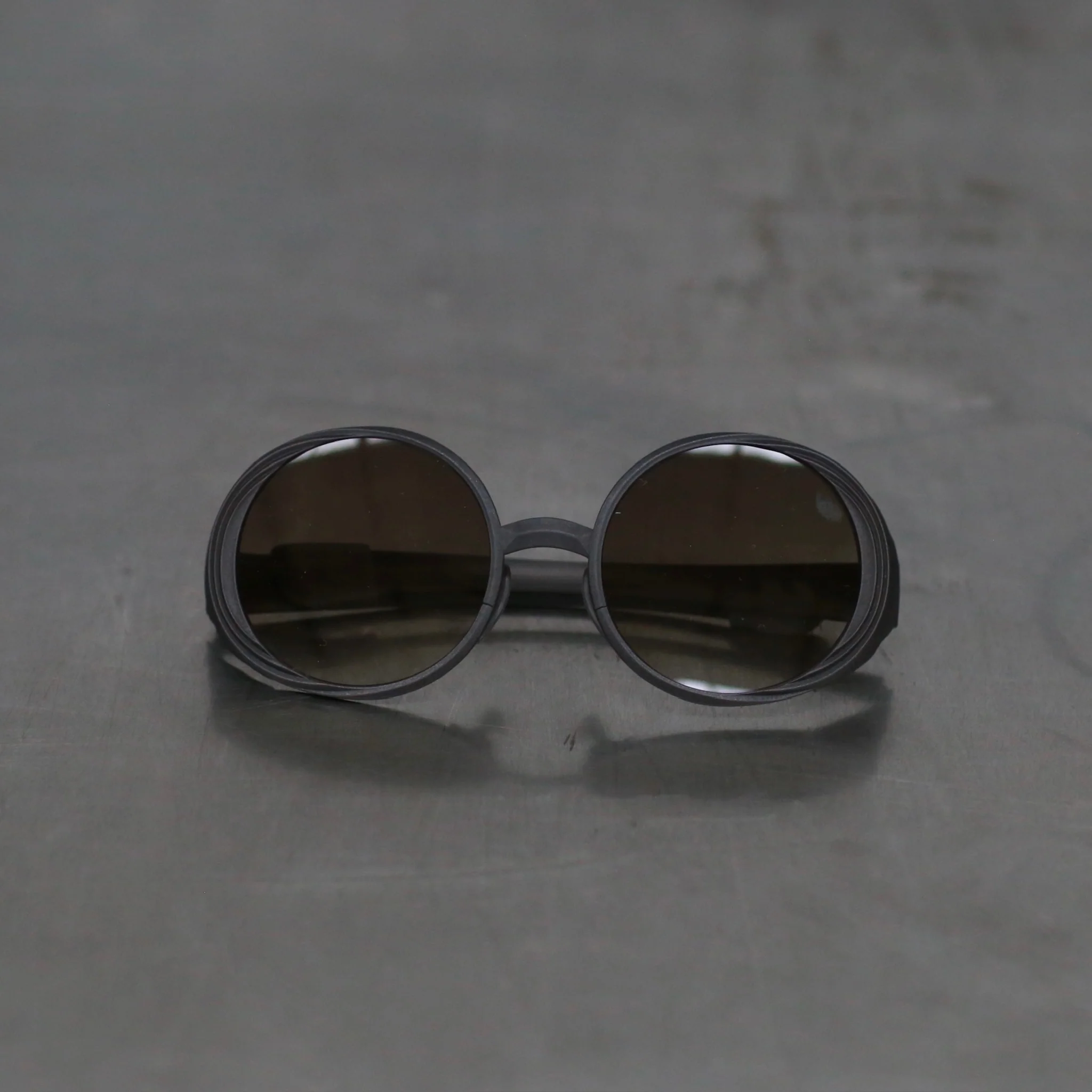 Rigards x Ziggy Chen RG1941ZC series pure titanium/aluminum-magnesium sunglasses RG-RG1941ZC-GQTGQJB antique bronze frame with bronze gradient lenses