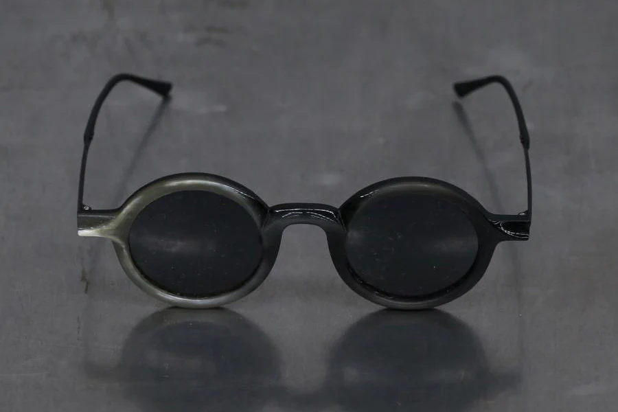 Rigards*ZIGGY CHEN black and white matte dark gray glasses RG0161ZC - Image 2