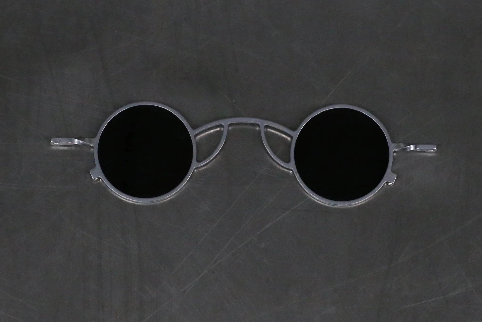 Rigards X ZIGGY CHEN Copper Titanium Aluminum Detachable Double-layer Sunglasses RG1911 Collection RG-CLIP-YSSH Silver Frame Dark Gray Lens CLIP