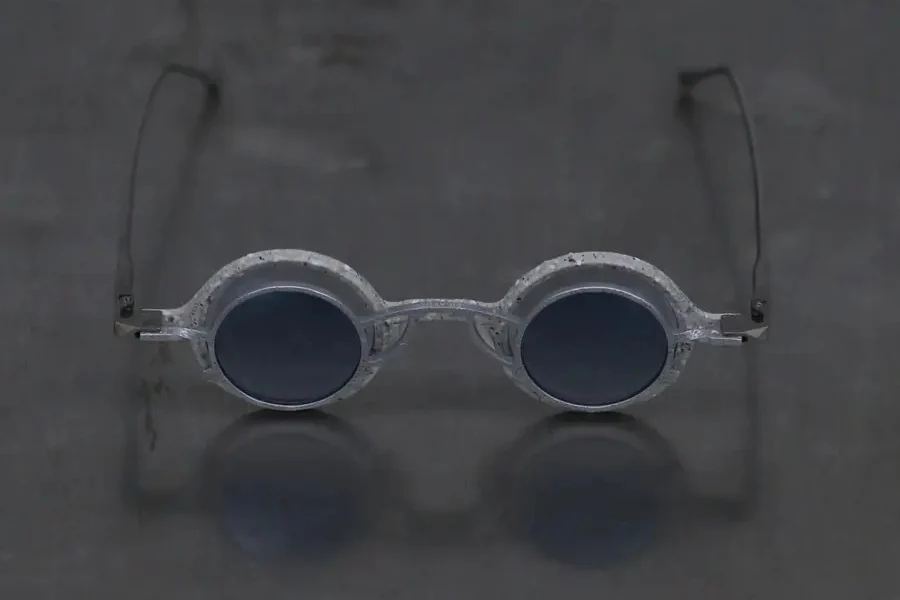 Rigards*ziggy chen TERAZZO+ silver frame transparent blue lens glasses RG1911TI (RG1911) - Image 2