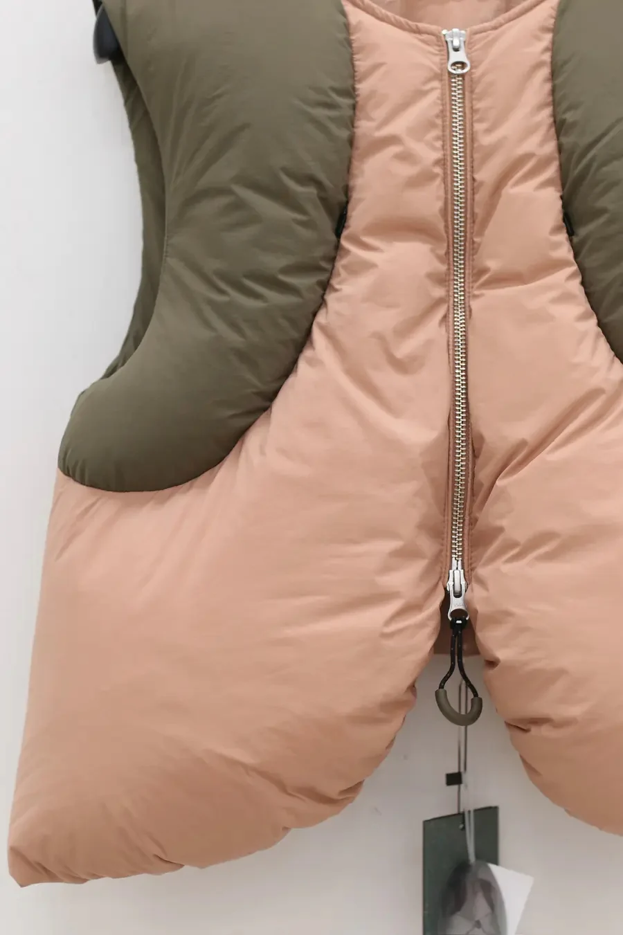 RUI 3D Down Vest RAW23WV18 Tumbleweed & Khaki Green - Image 5